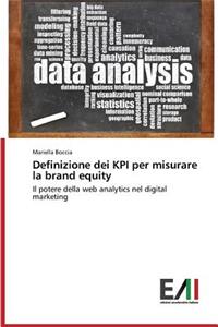 Definizione dei KPI per misurare la brand equity