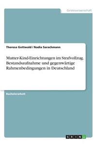 Mutter-Kind-Einrichtungen im Strafvollzug. Bestandsaufnahme und gegenwärtige Rahmenbedingungen in Deutschland
