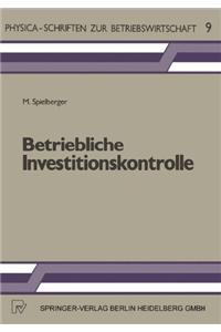 Betriebliche Investitionskontrolle.