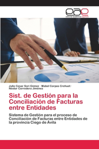 Sist. de Gestión para la Conciliación de Facturas entre Entidades