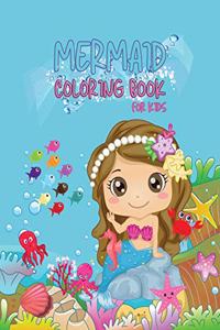 Mermaid Coloring Book for Kids