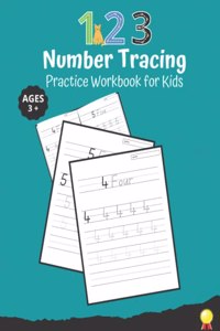 123 Number Tracing Practice Workbook for Kids