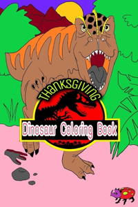 Thanksgiving Dinosaur Coloring Book