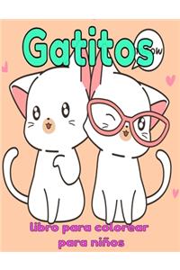 gatitos libro para colorear para niños