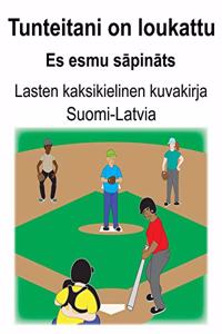 Suomi-Latvia Tunteitani on loukattu/Es esmu sāpināts Lasten kaksikielinen kuvakirja