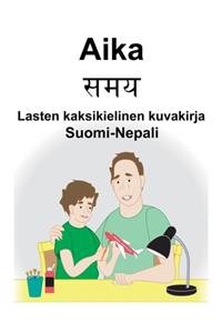 Suomi-Nepali Aika/समय Lasten kaksikielinen kuvakirja