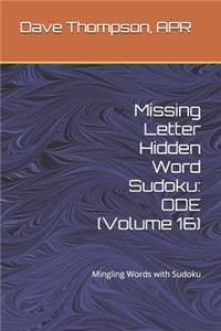 Missing Letter Hidden Word Sudoku