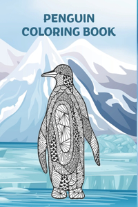 Penguin Coloring Book: Great Penguin Coloring Book for Kids activity and Adult