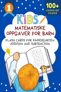Matematiske Oppgaver For Barn Flash Cards for Kindergarten Addition and Subtraction