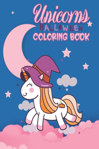 Unicorn Halloween Coloring Book