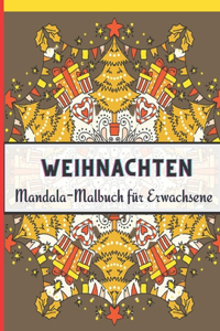 Weihnachten Mandala-Malbuch für Erwachsene