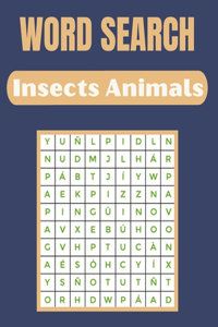 Word Search Insects Animals