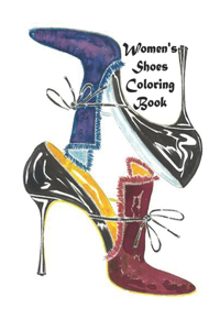 Women's Shoes Coloring Book