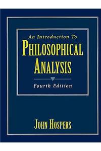 An An Introduction to Philosophical Analysis Introduction to Philosophical Analysis