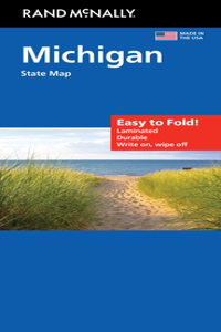 Rand McNally Easy to Fold: Michigan State Laminated Map