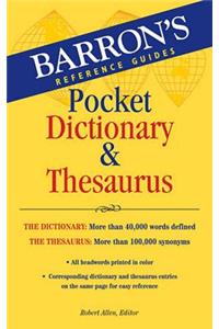 Pocket Dictionary & Thesaurus