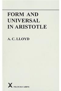 Form and Universal in Aristotle