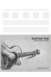 Guitar Tab Blank Sheet Music