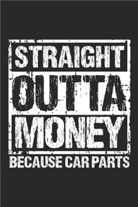 Straight Outta Money Because Car Parts