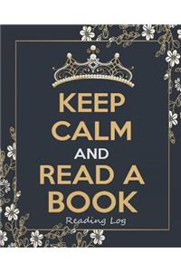 Keep Calm and Read a Book - Reading Log