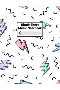 Blank Sheet Music Notebook