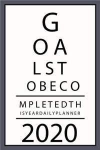 Goals To Be Completed This Year Daily Planner 2020