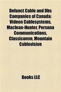 Defunct Cable and DBS Companies of Canada