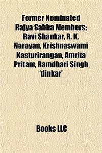 Former Nominated Rajya Sabha Members