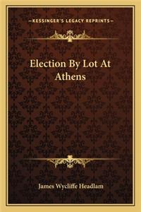 Election By Lot At Athens
