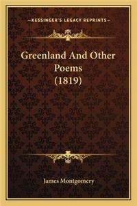 Greenland and Other Poems (1819)
