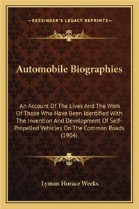 Automobile Biographies