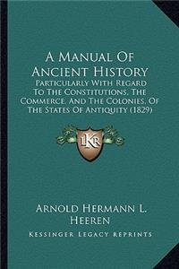 Manual Of Ancient History