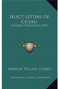Select Letters Of Cicero