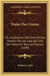 Traite Des Usures