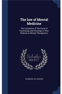 The Law of Mental Medicine