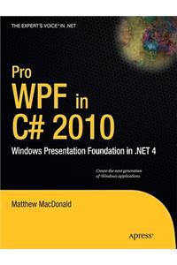 Pro WPF in C# 2010