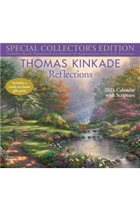 Thomas Kinkade Special Collector's Edition with Scripture 2021 Deluxe Wall Calen