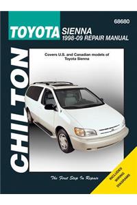 Chilton - Tcc Toyota Sienna 1998-2009: Covers All U.s. and Canadian Models of Toyota Sienna