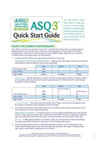 Asq-3(tm) Quick Start Guide
