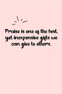 Praise is one of the best, yet inexpensive gifts we can give to others. Dot Grid Bullet Journal