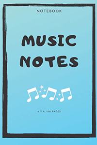 Notebook: Music Notes