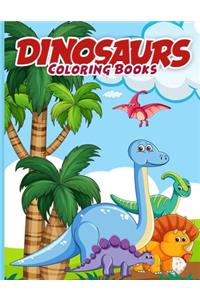 Dinosaurs Coloring Books: Realistic Dinosaur book for Party Gift, Boys Girls Children's