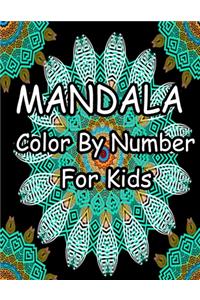 Mandala Color by Number for Kids