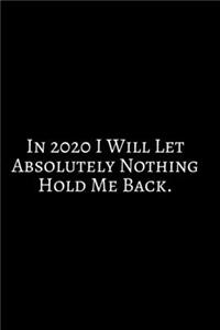 In 2020 I Will