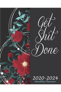 Get Shit Done 2020-2024 Monthly Planner