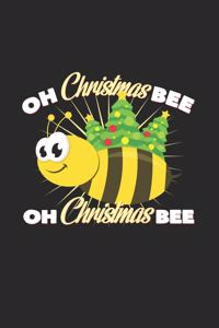 Oh christmas bee: 6x9 Xmas - lined - ruled paper - notebook - notes