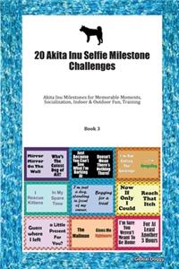 20 Akita Inu Selfie Milestone Challenges