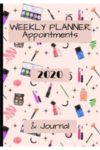 Weekly Planner Appointments 2020 & Journal