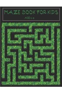 Maze book for kids age 4-8