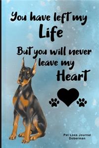 Pet Loss Journal Doberman